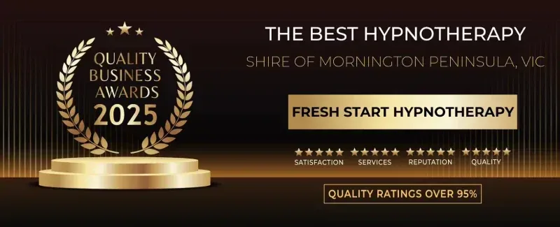 Quality Business Awards 2025 Winner — Best Hypnotherapy, Mornington Peninsula Shire